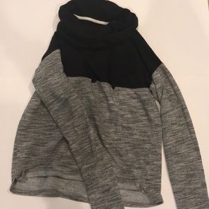 Gray and black cute sweatshirt